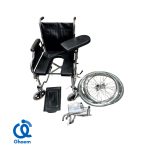 ویلچر حمامی سه کاره jts چینی (6 چرخ و چرخ بزرگ پینی) - Image 5