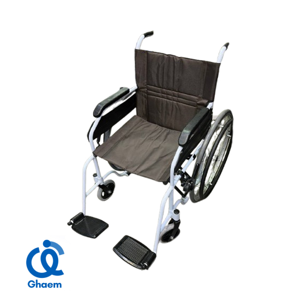 5 ویلچر ساده ۸۰۹ ضربدری دوبل آلومینیومی - Image 1