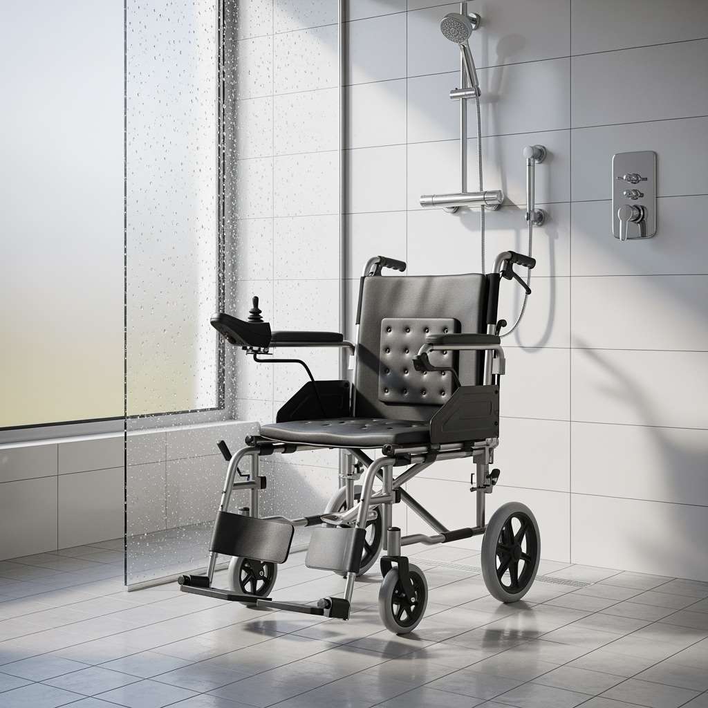بهترین ویلچر حمامی برای بیماران با وزن بالای 150 کیلوگرم