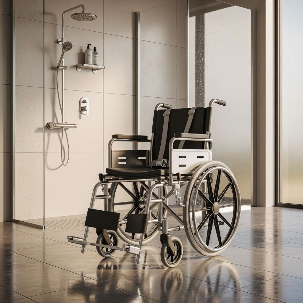 تمیز کردن و ضدعفونی کردن ویلچر حمامی به روش صحیح