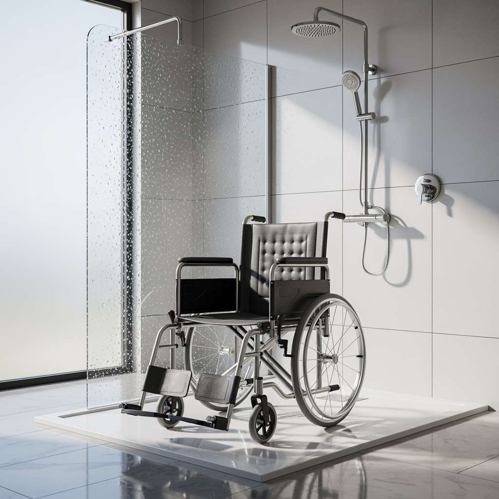 مقایسه ویلچر حمامی چرخ بزرگ و چرخ کوچک کدام برای سالمند شما مستقل‌تر است؟