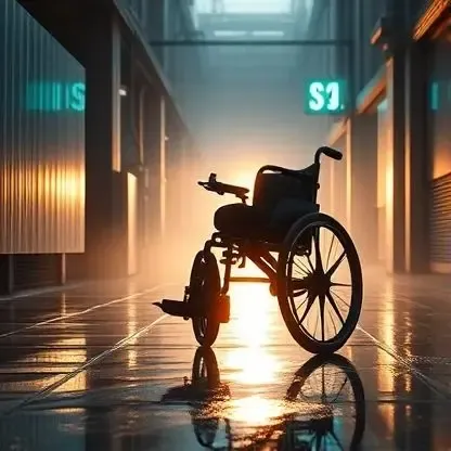 ابعاد ویلچر در حالت تاشده