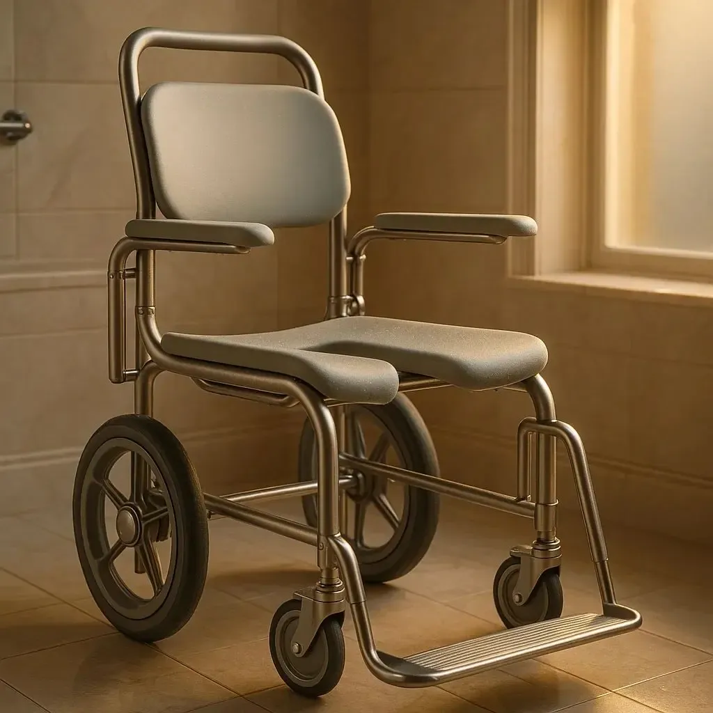 تست مقاومت استیل ویلچر حمامی در برابر شوینده و زنگ‌زدگی