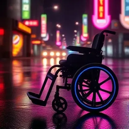 حمل ویلچر فوق سبک توسط کاربر