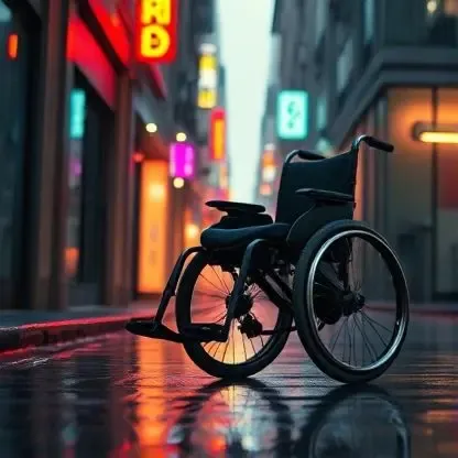 زیردستی‌های متحرک در ویلچر تاشو