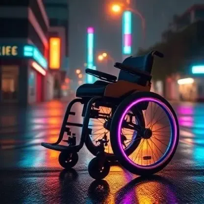 عبور ایمن از دست‌اندازها با ویلچر تاشو چرخ بزرگ