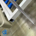 تخت بیمارستانی مکانیکی سه شکن با تنظیم ارتفاع رویه فلز - Image 5